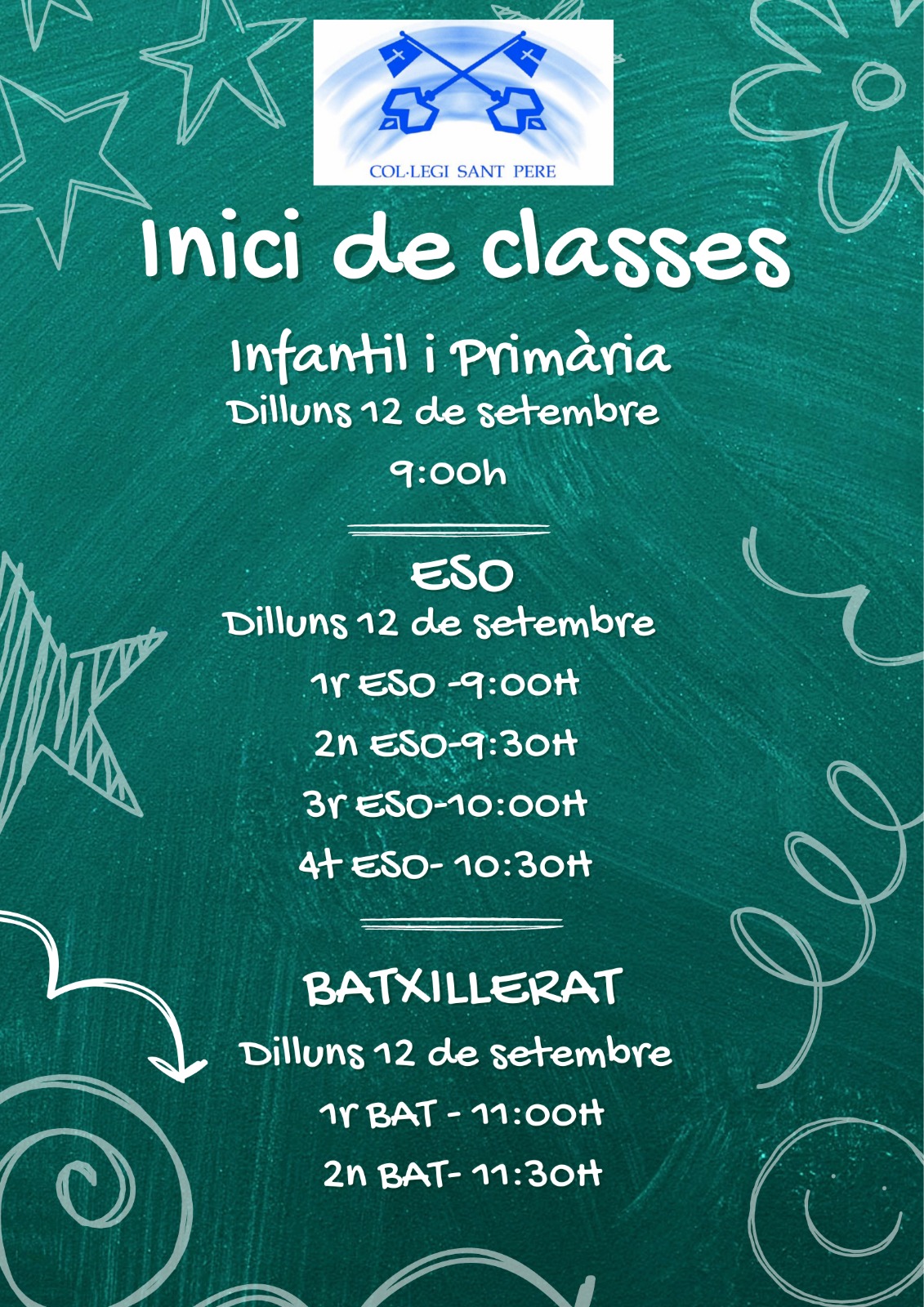 Inici de classes