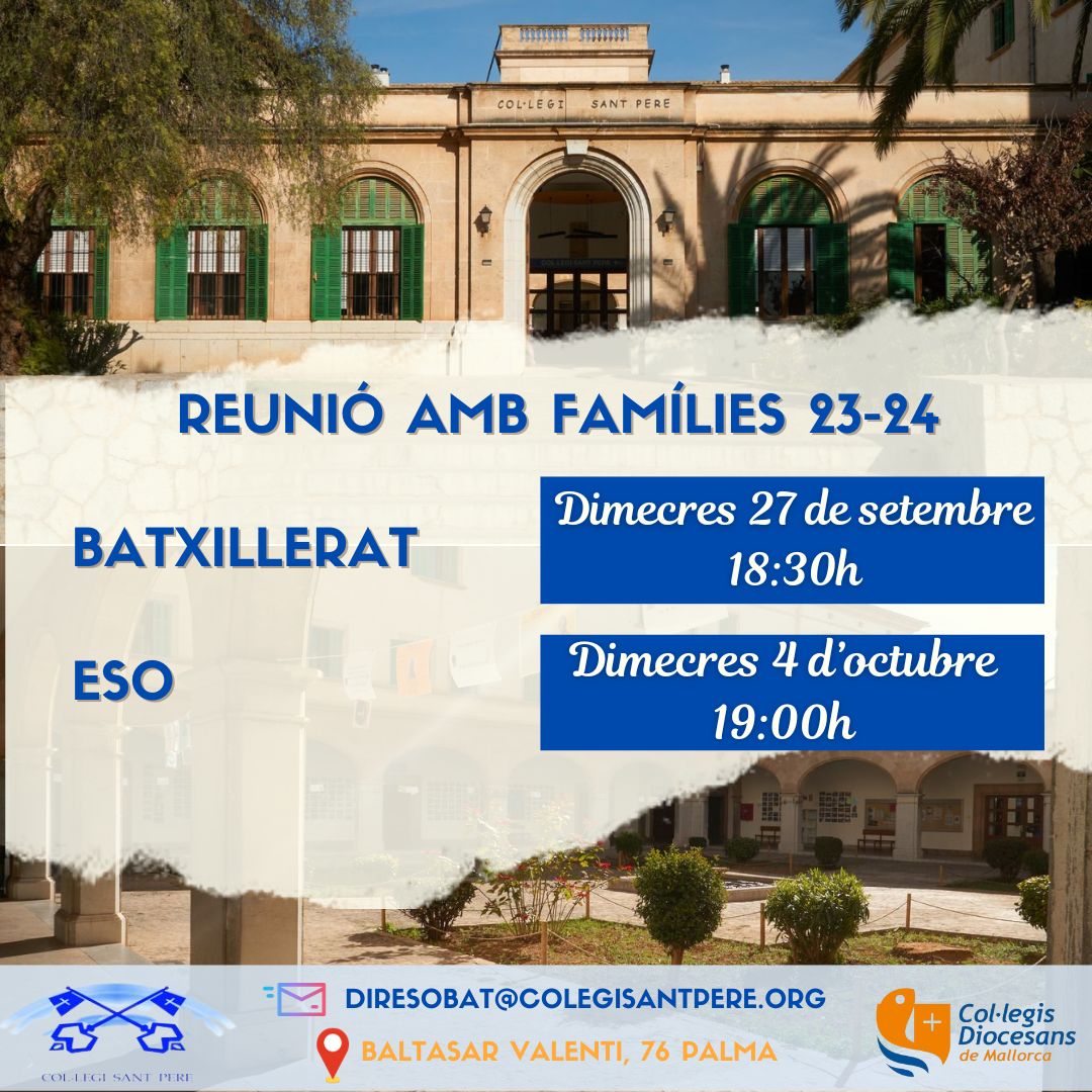 Reunió Famílies Eso i Batxillerat