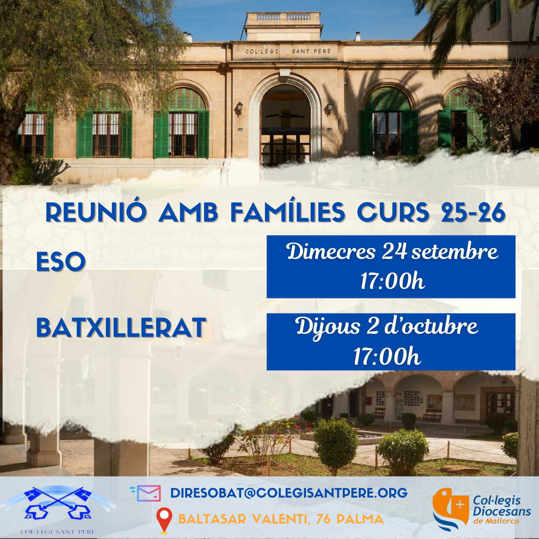 Reunió famílies ESO-BAT inici curs